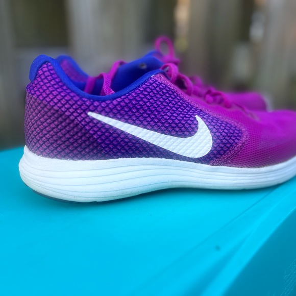 Nike Shoes - Nike Women's Revolution 3 Running. Purple/White. Size 7.5